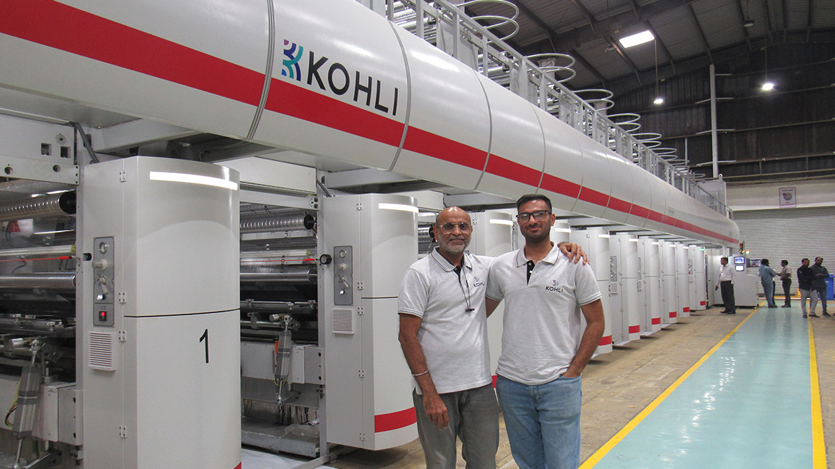 The Converters Applauded Kohli Industries In Person Gravure Press Open