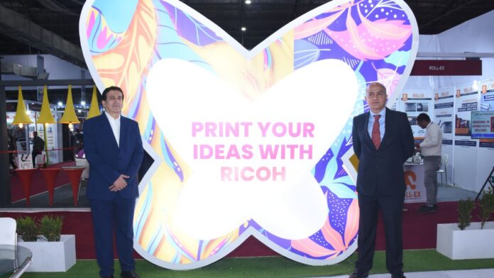 Minosha showcased the calibre of C9500 and C7500 pro Ricoh digital printing solution at Pamex 2024