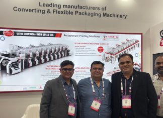 C. Trivedi & Co. Presented Ultra Graphica High Speed ELS at HIPLEX Hyderabad